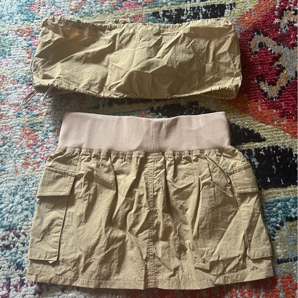 Cape Clique cargo mini skirt and crop top set size S - Picture 12 of 13